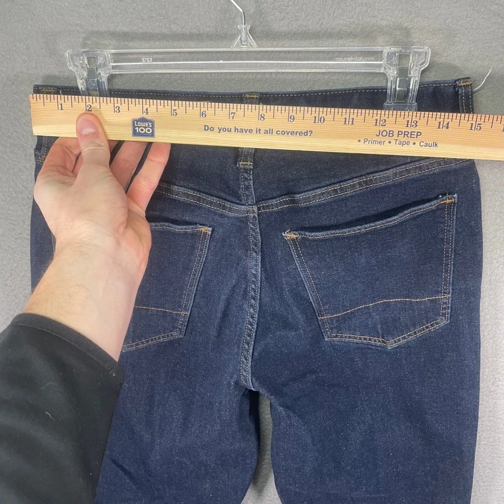 Banana Republic Travel Athletic Jeans Mens 30x32 Indigo Rinse‎ Wash Excellent